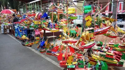Telok Abang, mainan khusus peringatan kemerdekaan Indonesia dari Palembang. (Okezone/Melly Puspita)