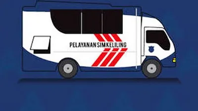 Ilutrasi SIM Keliling di Jakarta 23 Mei 2022