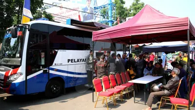 Ilustrasi layanan SIM Keliling.Di Jakarta ada 5 Lokasi bus SIM Keliling mangkal pada hari ini, Kamis 24 Maret 2022