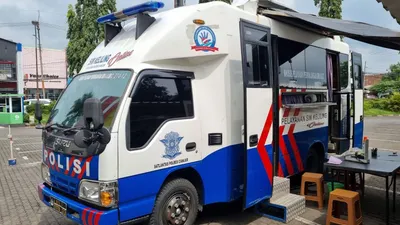 Ilustrasi layanan bus SIM Keliling. Di Jakarta hari ini Selasa 22 Maret 2022 ada 5 lokasi layanan SIM Keliling.