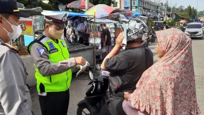 Operasi Prokes Polsek Cisarua/ istimewa