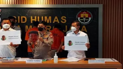 Kabid Humas Polda Metro Jaya Kombes Pol Endra Zulpan saat jumpa pers baru-baru ini.
