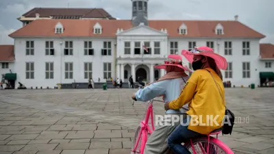 Salah satu spot foto menarik di Kota Tua