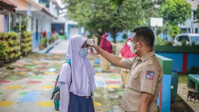 Pemantauan persiapan sekolah-sekolah di Kota Bogor sebelum pelaksanaan uji coba PTM beberapa waktu lalu. (Dok Pemkot Bogor)