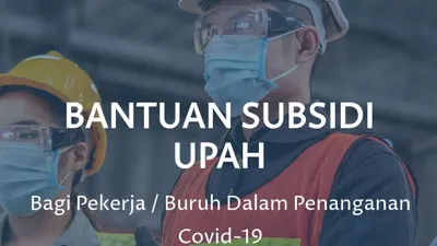 Tampilan halaman depan website bsu.kemnaker.go.id