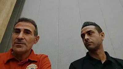 Tangkapan layar Pelatih Kepala Persija Jakarta asal Italia Angelo Alessio (kiri) dan bek Persija, Otavio Dutra