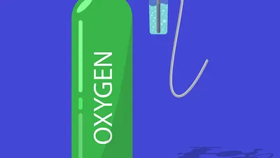 Ilustrasi tabung gas oksigen / Pixabay