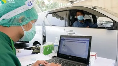 Kemenkes dan Kemenparekraf menggandeng Grab dan Good Doctor Indonesia menggelar vaksinasi Covid-19 massal/dok: Instagram @kemenkes_ri