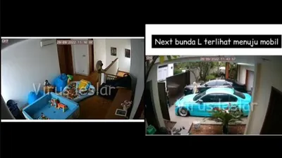 Viral Video Rekaman CCTV Rumah pada Saat Dugaan KDRT, Lesti Kejora Terlihat Baik Bahkan Masih Menyetir Sendiri