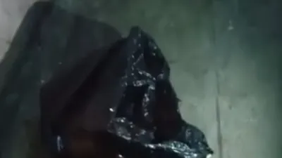 Plastik kresek yang digunakan untuk membuang bayi.