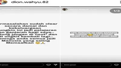 Permohonan maaf dari Mariana pencuri cokelat di Alfamart /tangkap layar @dion.wahyu.82