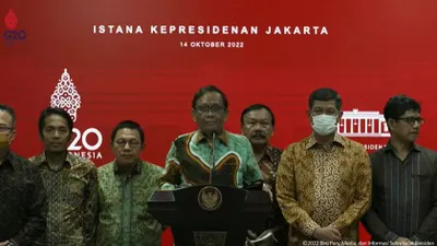 Mahfud MD Berikan Laporan Temuan TGIF Tragedi Kanjuruhan, Sebut Saling Lempar Tanggungjawab