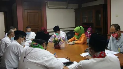 Rapat usulan perubahan nama GOR Rorotan dan Jalan Sungai Kendal di kantor Walikota Jakarta Utara/dok: Kominfotik Jakut.