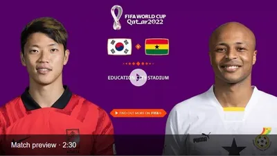 Live Streaming Piala Dunia 2022 Gratis Ghana vs Korea Selatan Malam Ini Kick Off Pukul 20.00 WIB, Klik di Sini