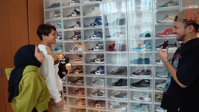 Pamer Sepatu, Koleksi Rizky Billar Lebih Banyak Dibanding Punya Lesti Kejora/ tangkap layar KR TV