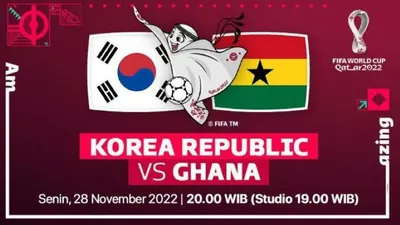 Nonton Siaran Langsung Piala Dunia 2022 Gratis Ghana vs Korea Selatan Malam Ini Kick Off Pukul 20.00 WIB