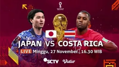 Nonton Siaran Langsung Piala Dunia 2022 Qatar Hari Ini Jepang vs Kosta Rika Pukul 17.00 WIB, Klik di Sini!