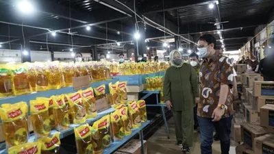  Wamendag Jerry apresiasi dukungan semua pihak karena suplai dan harga minyak goreng di Batam aman. (dok. Kemendag)
