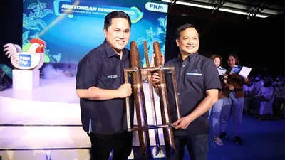Ketemu Rombongan Erick Thohir dengan Insan PNM Puwokerto