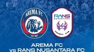 Arema FC vs RANS FC.