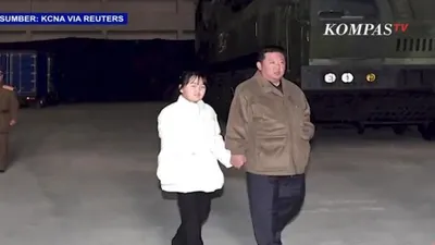 Putri Kim Jong Un Tampil ke Publik di Uji Coba Rudal Balistik, Calon Penerus Masa Depan?