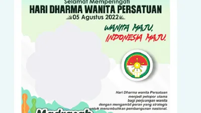 18 Link Twibbon Hari Dharma Wanita 2022 Gratis, Cocok untuk Foto Profil di WhatsApp, Instagram dan Facebook