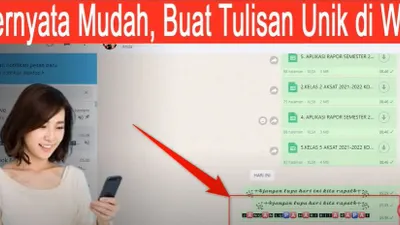 Cara Membuat Tulisan Unik di WhatsApp Tanpa Aplikasi, Mudah Banget Cukup Klik di Sini!