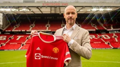 pelatih  Manchester United, Erik Ten Hag.