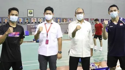 Kunjungi PBSI, NOC Ungkap Tim Indonesia Berangkat 7 Juli ke Olimpiade Tokyo/ dok PBSI