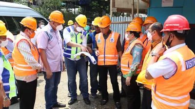 Komisi III DPRD Bogor Kunjungi Proyek Pembangunan IPA Milik Perumda Tirta Pakuan