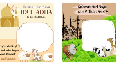 Twibbon Idul Adha Paling terbaru./Tangkapan Layar Twibbonize.com