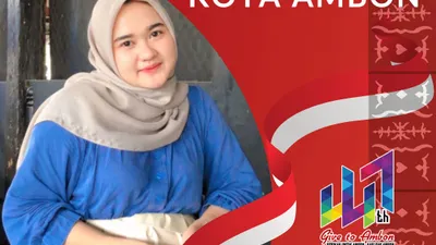 Twibbon hari jadi atau HUT Kota Ambon 447 tahun.