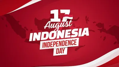Ilustrasi gambar bergerak atau GIF HUT RI pada tanggal 17 Agustus 2022.
