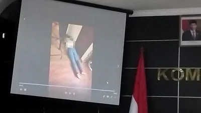Foto jasad Brigadir J setelah ditembak, foto ini diperlihatkan oleh Komnas HAM