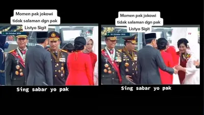 Viral Video Jokowi Tak Salami Kapolri Listyo Sigit di HUT TNI, Mangkel Kasus Ferdy Sambo Belum Tuntas?