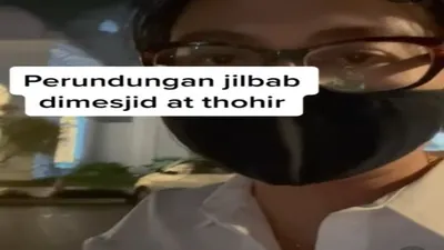 Viral, Seorang Perempuan mengaku Tidak Boleh Masuk Masjid at Thohir, Gara-Gara Hal Ini