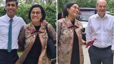 Sri Mulyani Didorong Maju Pilpres 2024, Usai Potret Bersama Kepala Pemerintah Inggris dan Jerman di KTT G20 Bali, Ini Alasannya (Instagram @smindrawati)