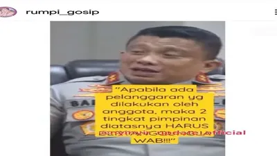 Pernyataan tegas Ferdy Sambo yang viral usai statusnya jadi tersangka /tangkap layar diunggah @rumpi_gosip