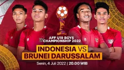   Indonesia VS Brunei Darussalam di Piala AFF U-19