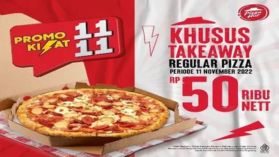 Promo 11.11 Pizza Hut, Cuma Rp50 Bisa Dapat Pizza Reguler
