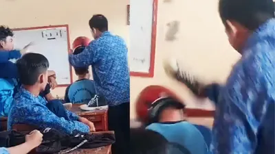 Detik-detik pelaku bullying di SMP Plus Baiturrahman Kota Bandung 