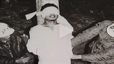 Letkol Untung Syamsuri saat akan menjalani eksekusi mati atas perannya sebagai dalang G30 S PKI/  Tiktok exstertainment