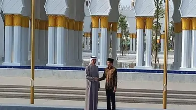 Masjid Syeikh Zayed Solo diresmikan oleh Jokowi dan Pangeran Arab