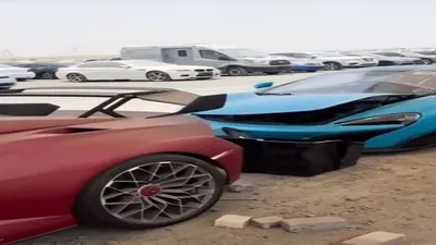 Lokasi pelelangan supercar si Dubai /@yogyakarta.keras