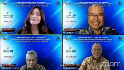 Webinar KUB, bank bjb Dukung Pengembangan Ekosistem BPD Indonesia