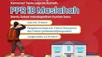 PPR iB Maslahah bank bjb syariah Wujudkan Mimpi Milenial Punya Rumah di Usia Muda. (instagram@bankbjbsyariah)