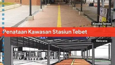 Hampir Rampung, Begini Penampakan Penataan Stasiun Tebet
