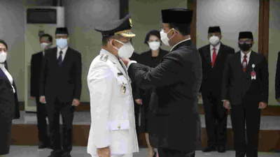 Gubernur DKI Jakarta, Anies Baswedan, melantik 13 Pejabat Tinggi Pratama di lingkungan Pemprov DKI Jakarta.