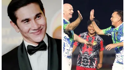 Vino G Bastian Semprot Iwan Bule Main Bola dengan Presiden FIFA