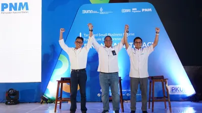 Pemberian penghargaan MURI kepada PNM.